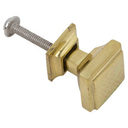 Everly Small Cupboard Knob, Polished Brass