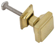 Everly Small Cupboard Knob, Polished Brass