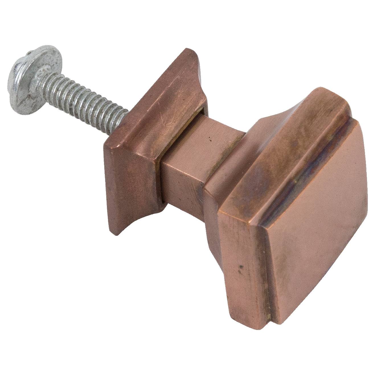 Everly Small Cupboard Knob, Polished Copper