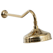 Albany 200mm Shower Head with 400mm Arm Gold PVD