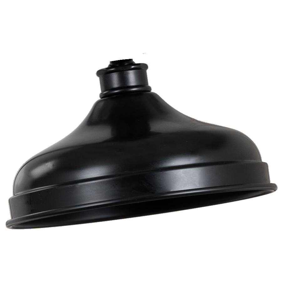 Albany 200mm Bush Shower Head Only, Black