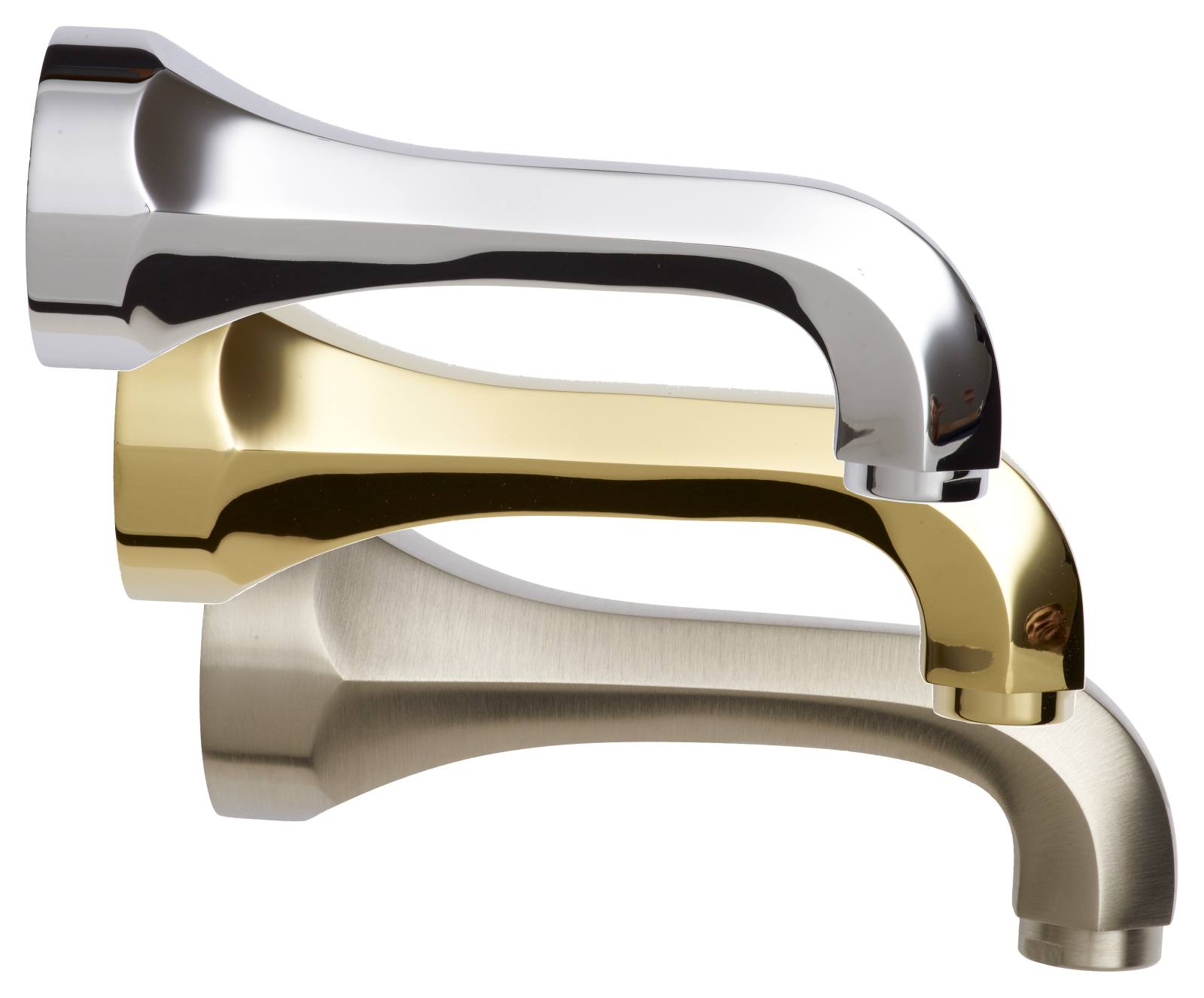 Astor Wall Mount Bath Spout, Chrome PVD