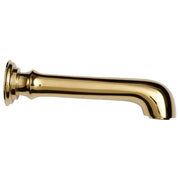 Classic Wall Mount Bath Spout, Gold PVD