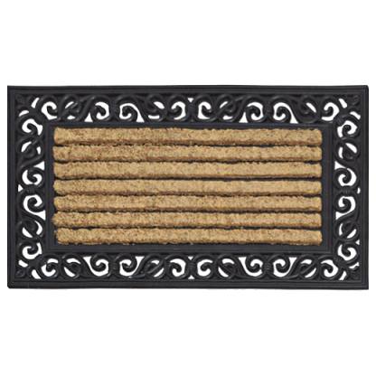 Coir Rubber Scroll Door Mat