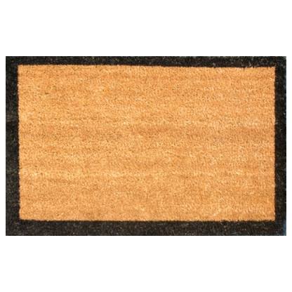 Vivaldi PVC Backed Door Mat, Natural & Black