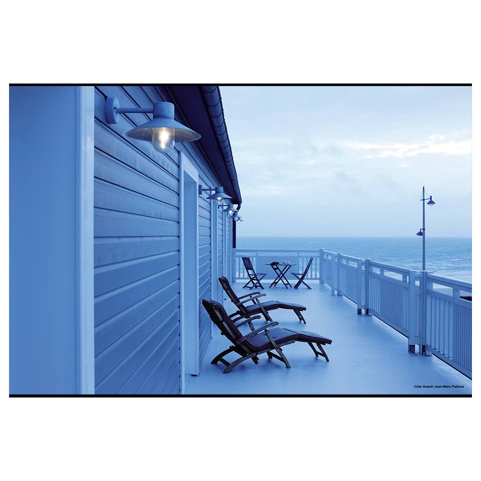 Lund 24x32.5cm Galvanized Steel Wall Light