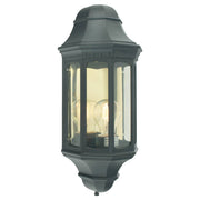 Genoa 33x16cm Black Wall Light