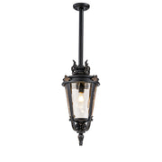Albany Medium Outdoor Rod Pendant Light, Antique Bronze