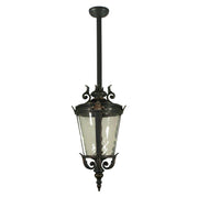 Albany Medium Outdoor Rod Pendant Light, Antique Bronze