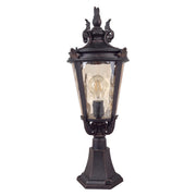 Albany Medium Outdoor Pillar Mount, Antique Bronze