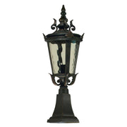 Albany Small Outdoor Pillar Mount, Antique Bronze