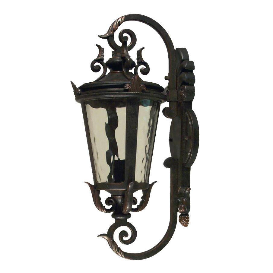 Albany Mini Outdoor Wall Light, Antique Bronze