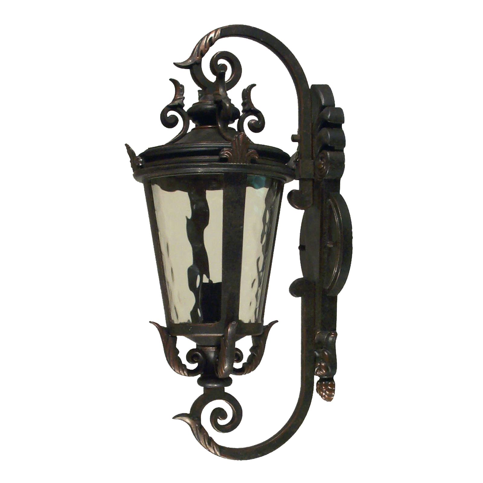 Albany Small Outdoor Wall Light, Antique Bronze