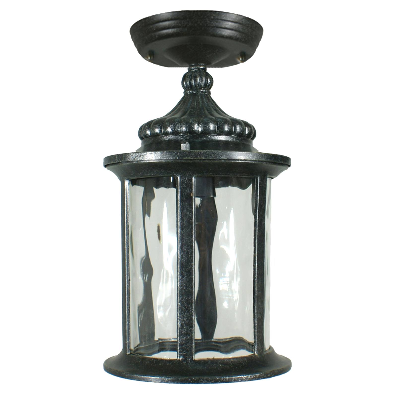 Argyle Outdoor Under Eave, Antique Black