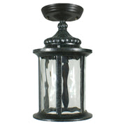 Argyle Outdoor Under Eave, Antique Black