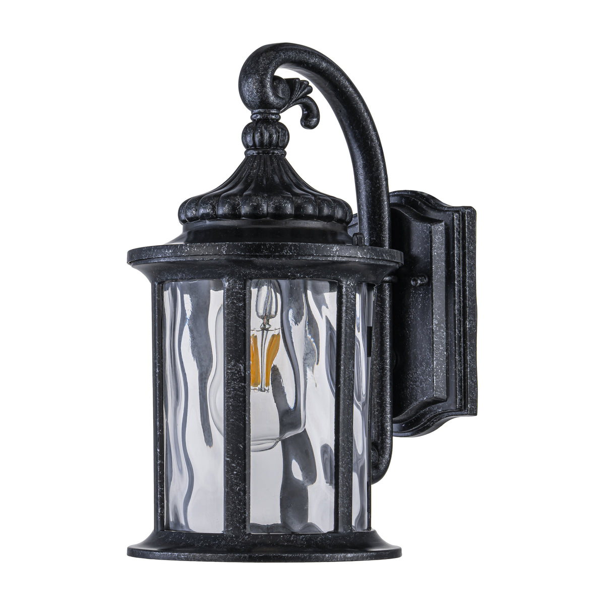 Argyle Outdoor Wall Light, Antique Black