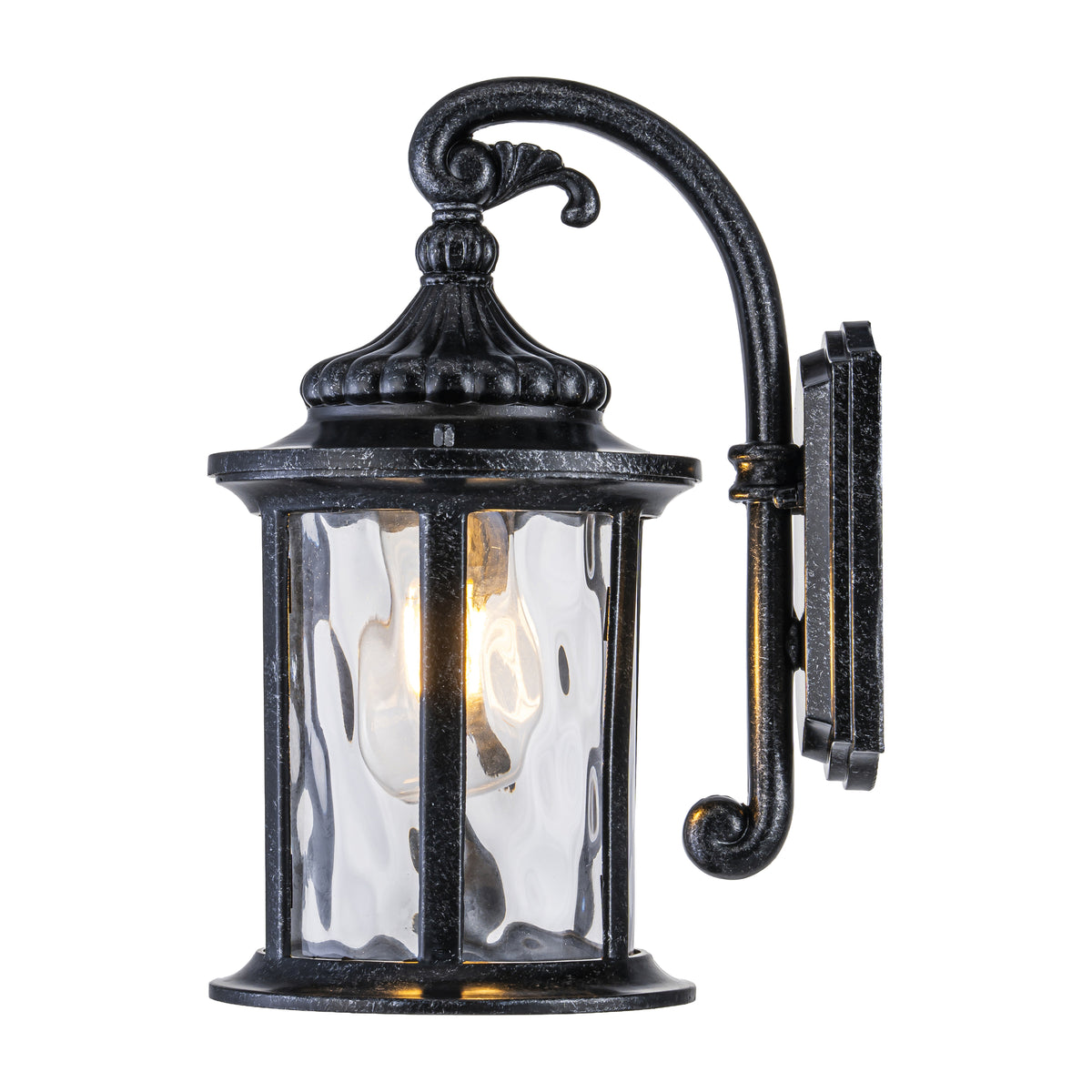 Argyle Outdoor Wall Light, Antique Black