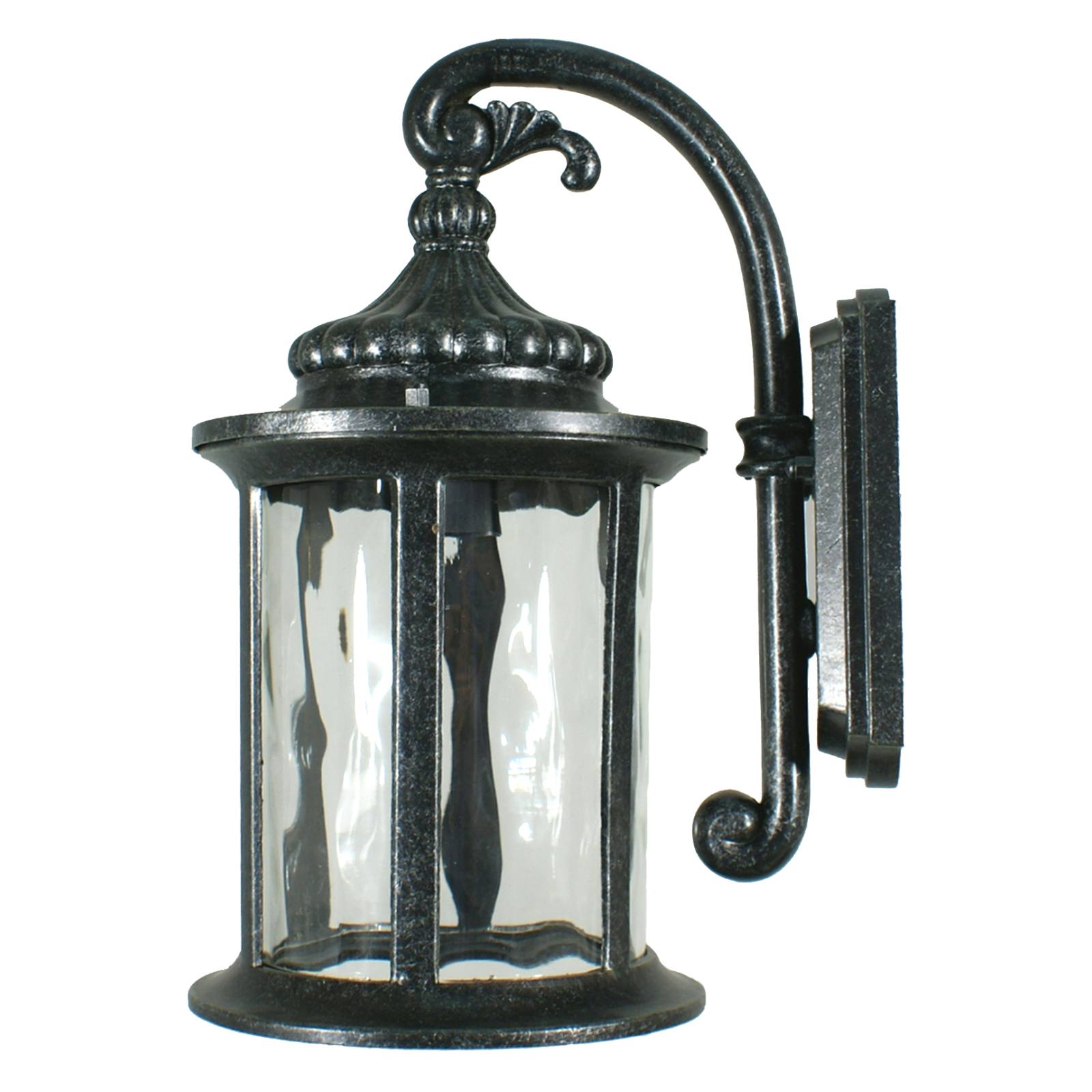 Argyle Outdoor Wall Light, Antique Black