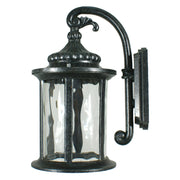 Argyle Outdoor Wall Light, Antique Black