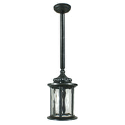 Argyle Outdoor Rod Pendant, Antique Black