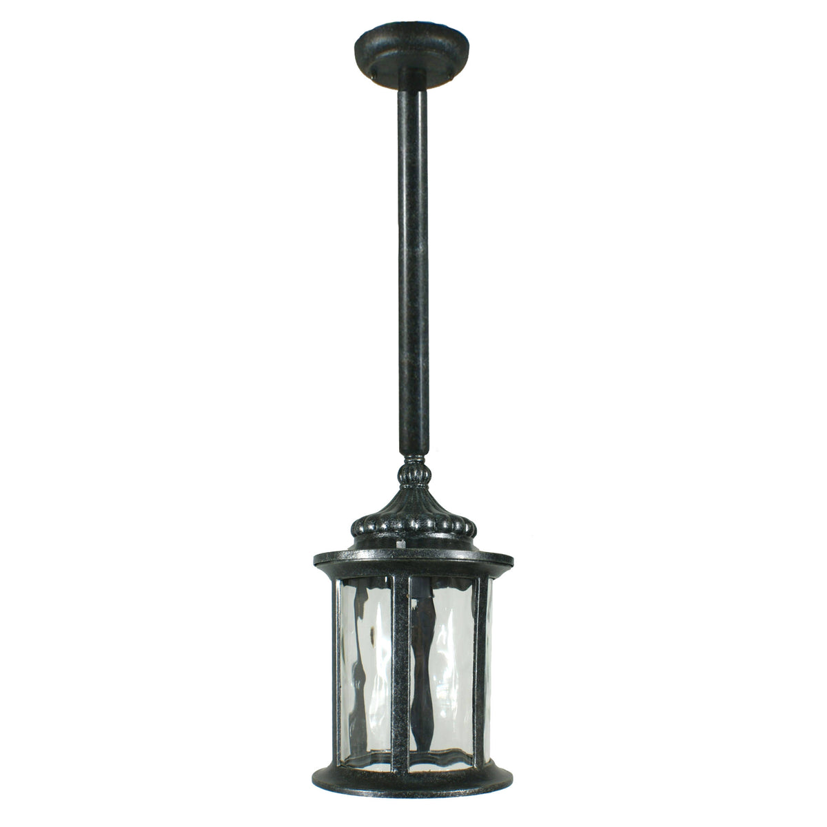 Argyle Outdoor Rod Pendant, Antique Black