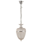 Chopin Crystal Glass Crystal Glass Chandelier, Clear Chrome