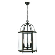 Country Medium 3 Light Lantern, Bronze