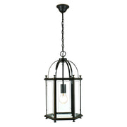 Country Small 1 Light Lantern, Bronze
