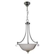 Dallas 3 Light Single Pendant, Chrome
