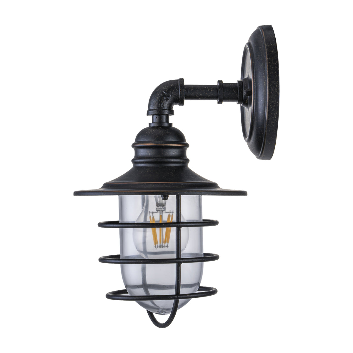 Dockyard Outdoor Wall Light, Antique Bronze
