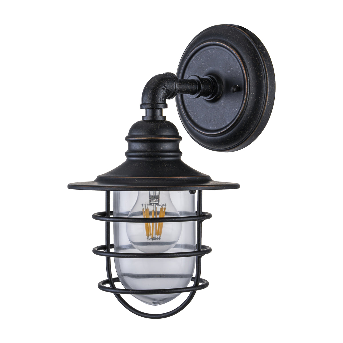 Dockyard Outdoor Wall Light, Antique Bronze