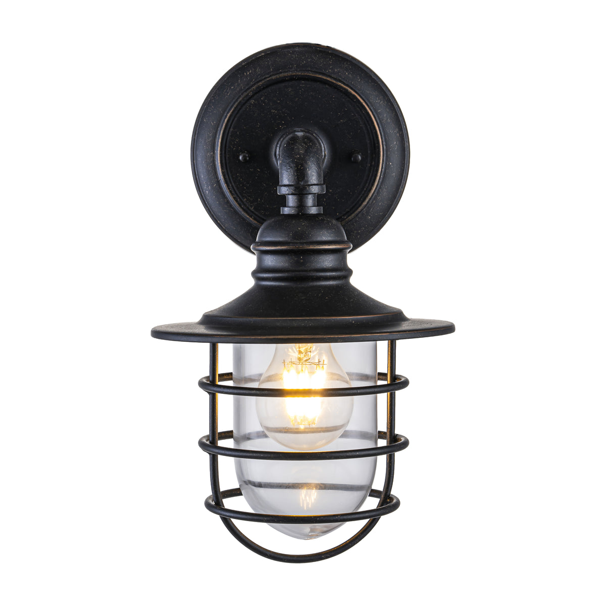 Dockyard Outdoor Wall Light, Antique Bronze