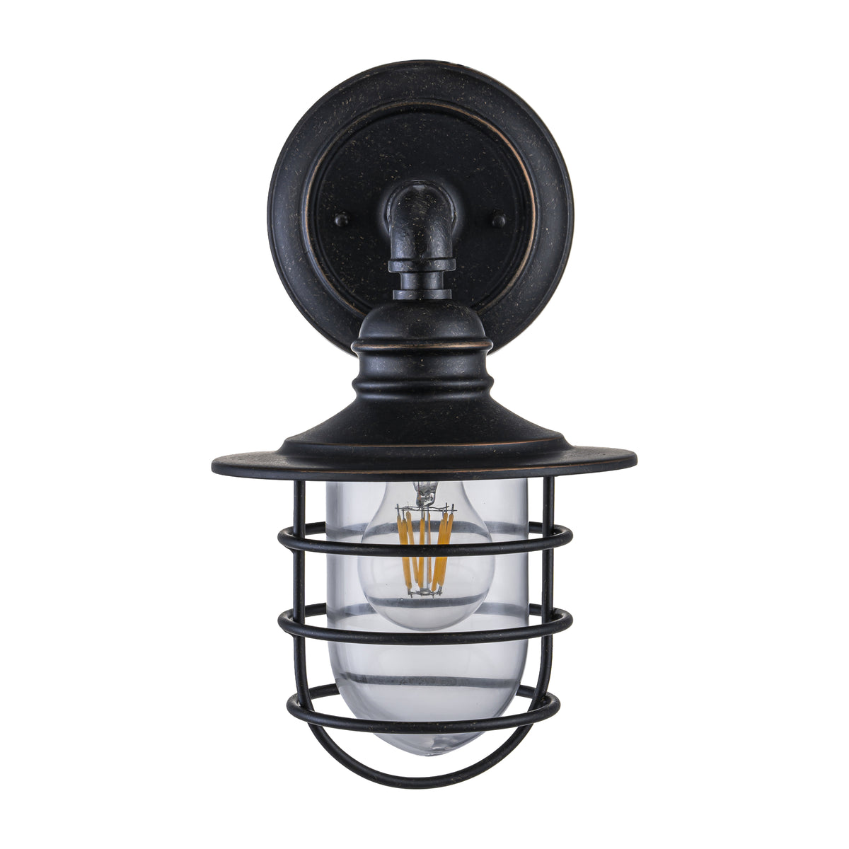 Dockyard Outdoor Wall Light, Antique Bronze