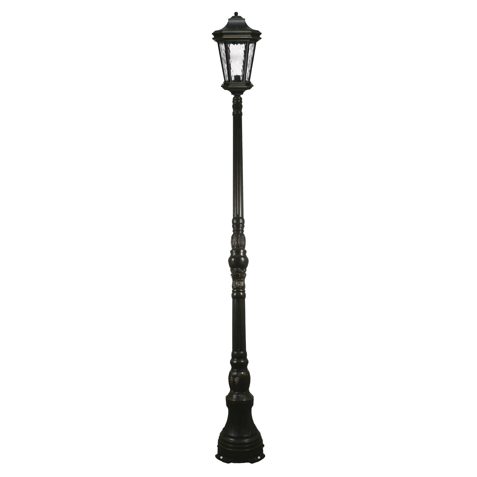 Tilburn Large Domain Outdoor Garden Post Light, Antique Bronze