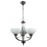 Houston 3 Light 3 Arm Pendant, Chrome