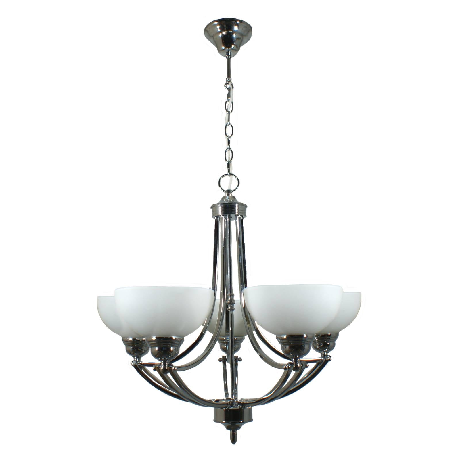 Houston 5 Light Pendant, Chrome