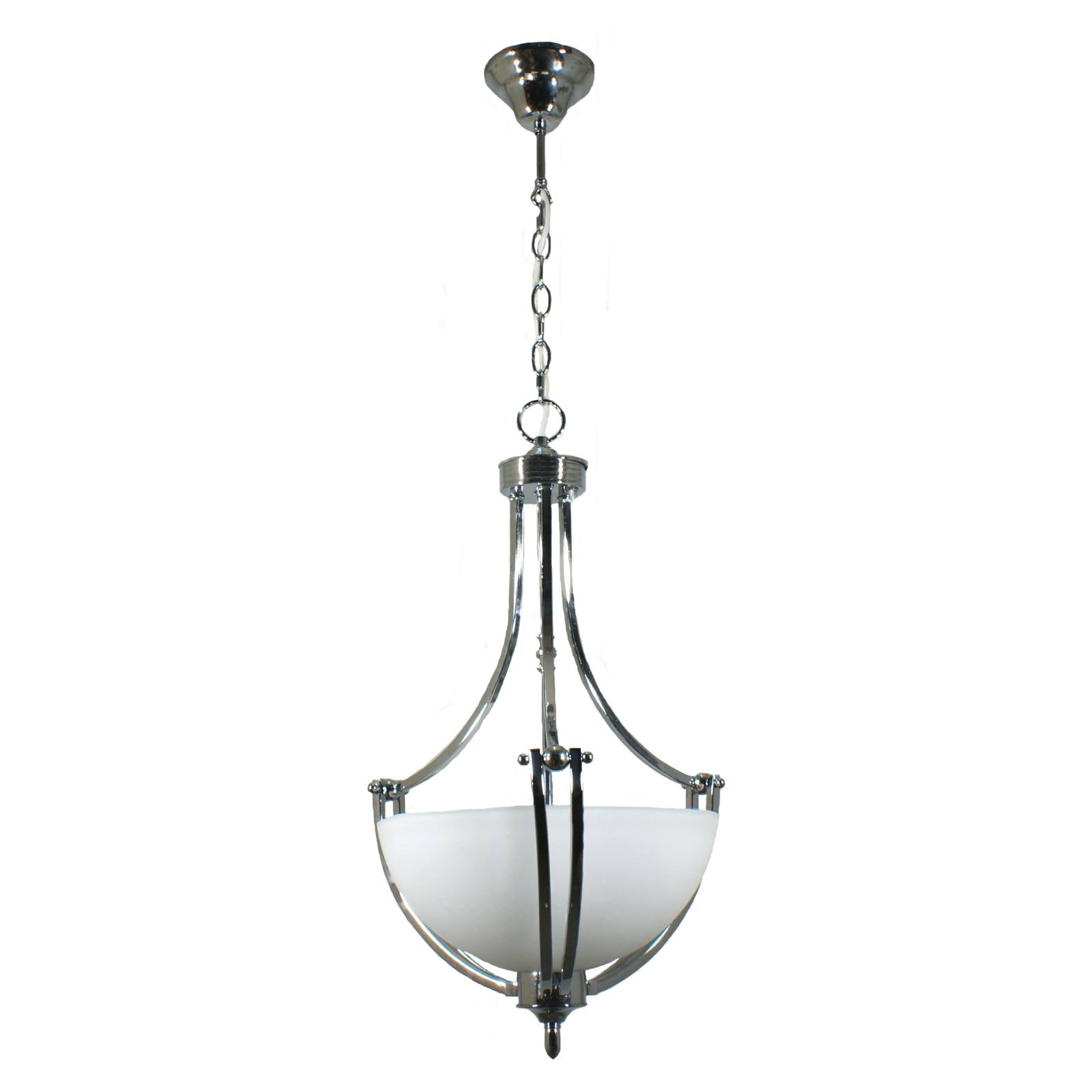 Houston 2 Light Single Pendant, Chrome