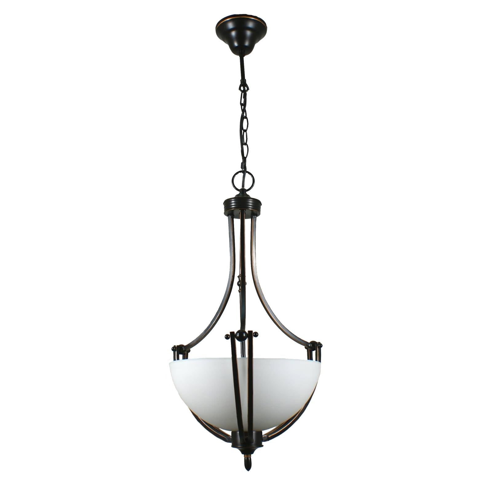 Houston 2 Light Single Pendant, Bronze