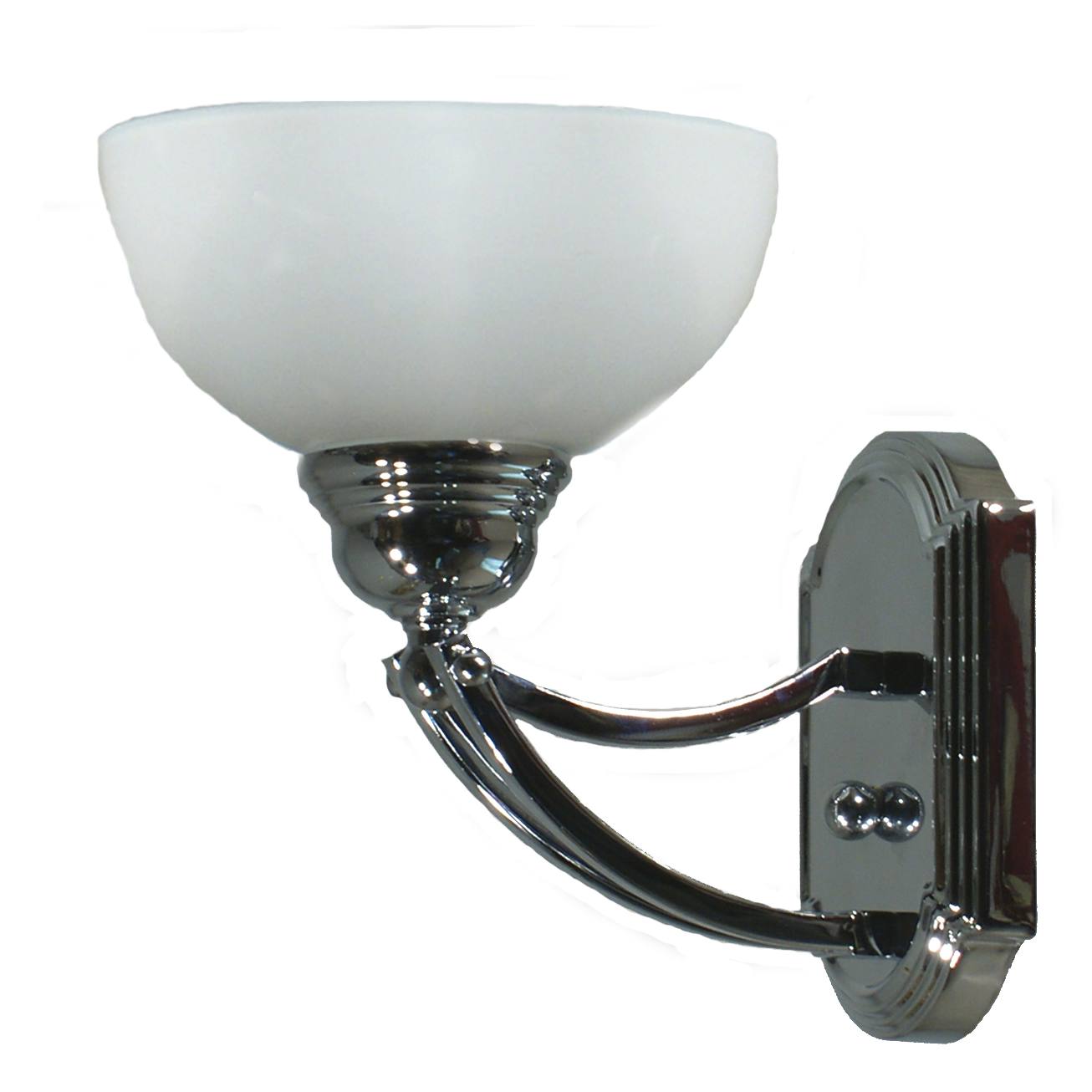 Houston Wall Light, Chrome