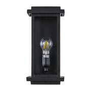Loft Outdoor Wall Sconce, Antique Bronze