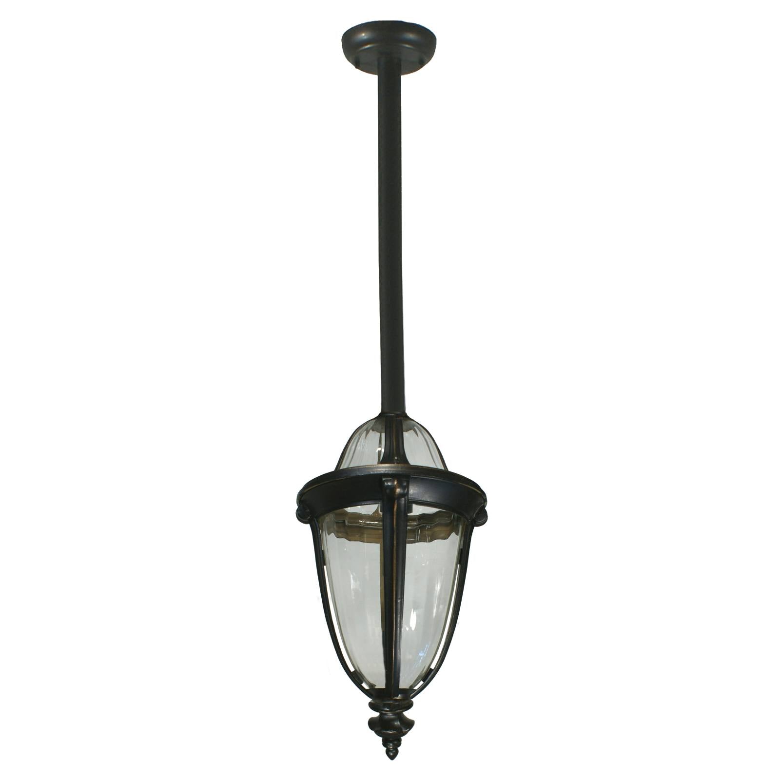 Mayfair Outdoor Rod Pendant, Antique Bronze