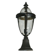 Mayfair Outdoor Pillar Mount, Antique Bronze