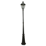 Mayfair Standard Outdoor Garden Post Light, Antique Bronze