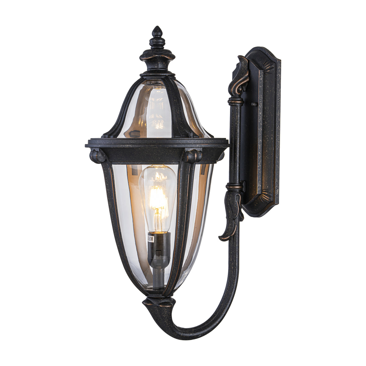 Mayfair Outdoor Wall Light, Antique Bronze