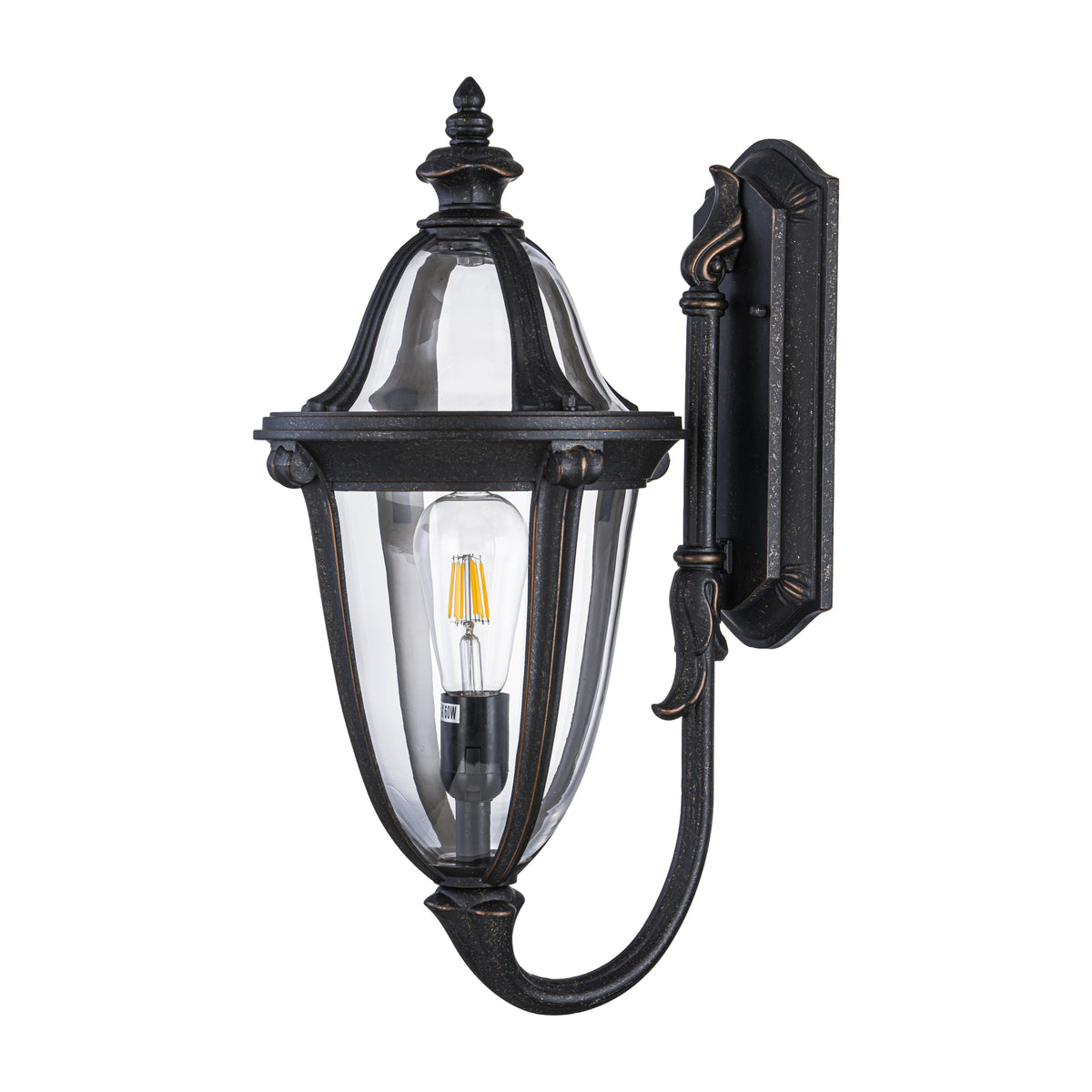 Mayfair Outdoor Wall Light, Antique Bronze