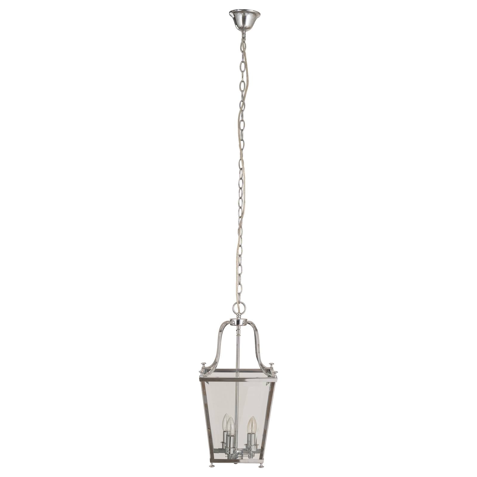 Montana Small 3 Light Lantern, Chrome
