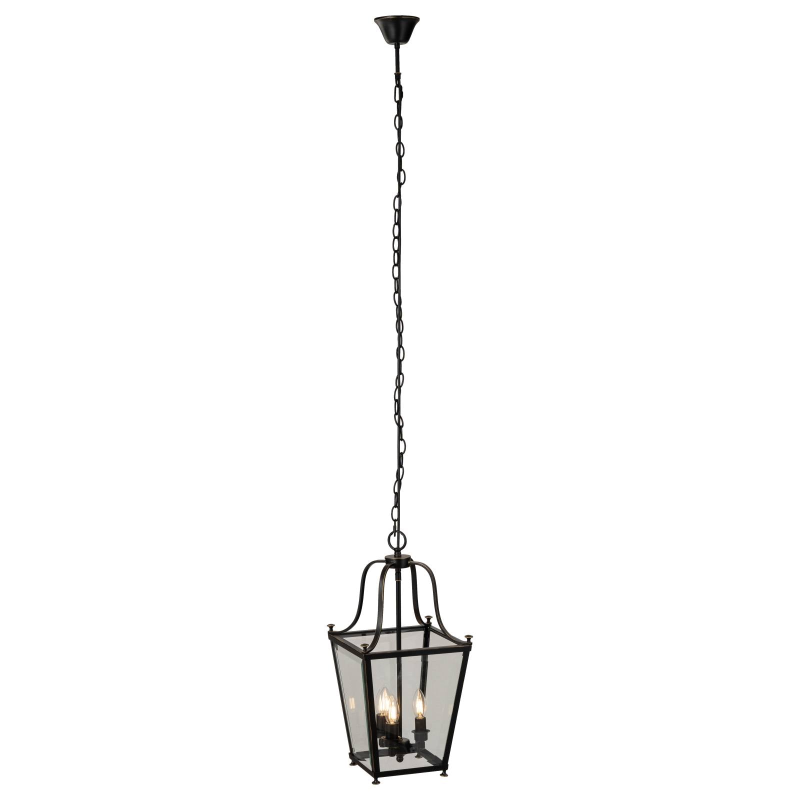 Montana Small 3 Light Lantern, Bronze