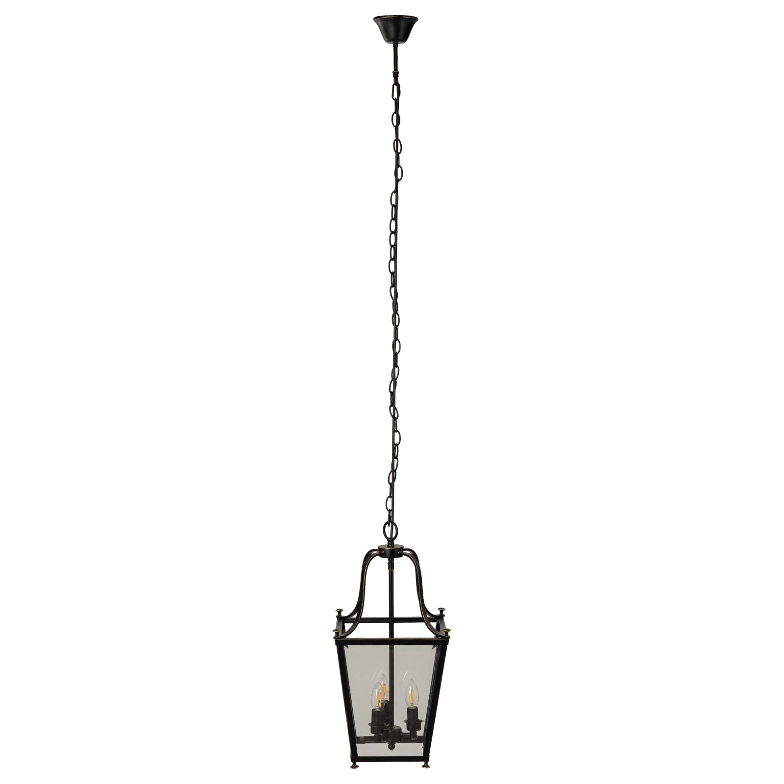 Montana Small 3 Light Lantern, Bronze