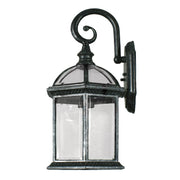 Station Outdoor Wall Light, Antique Black