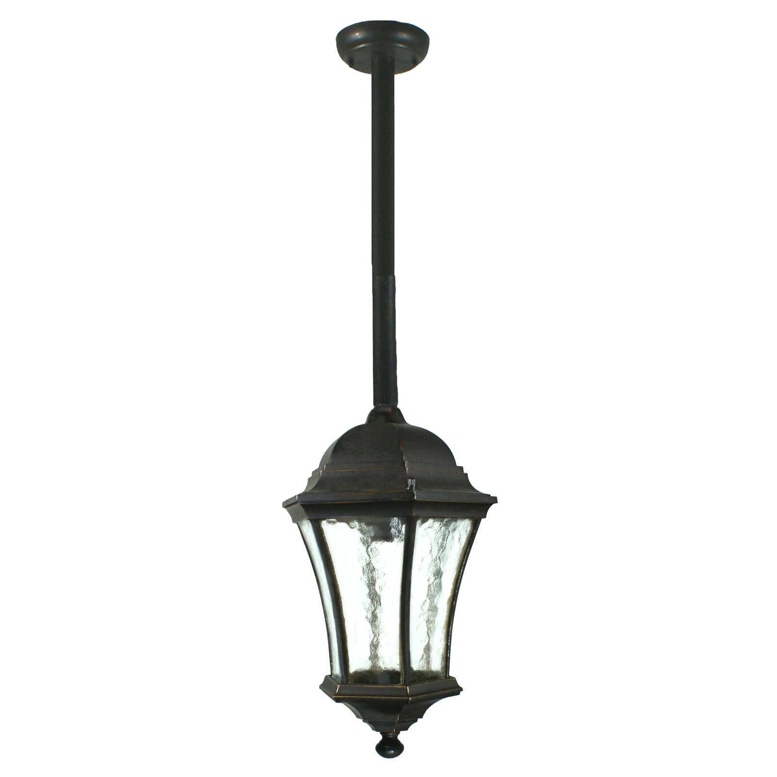 Strand Medium Outdoor Rod Pendant, Antique Bronze